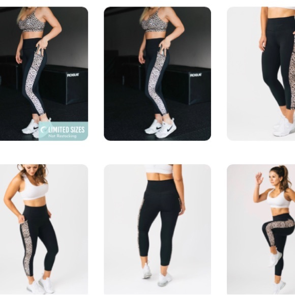 ZYIA LEOPARD POCKET BRILLIANT HI-RISE CAPRI 20" New - Picture 5 of 8